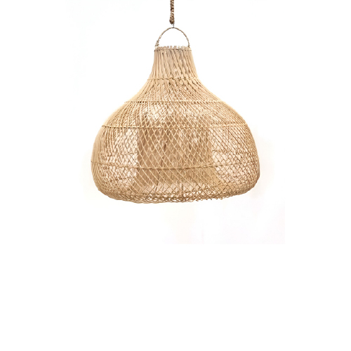 COLGANTE GOTA 40CM E27 RATTAN